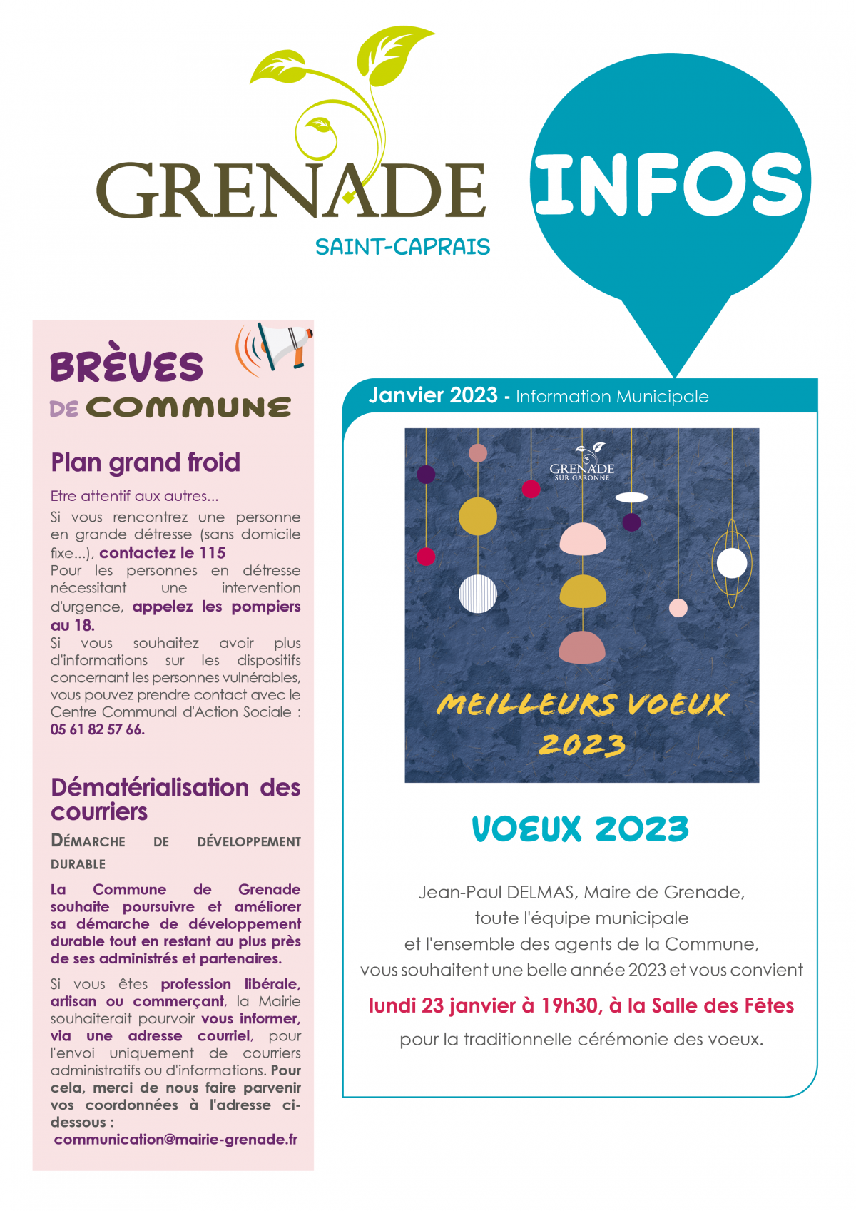 Grenade Infos et hors-série