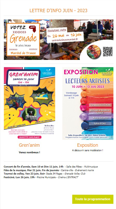 Newsletter juin 2023