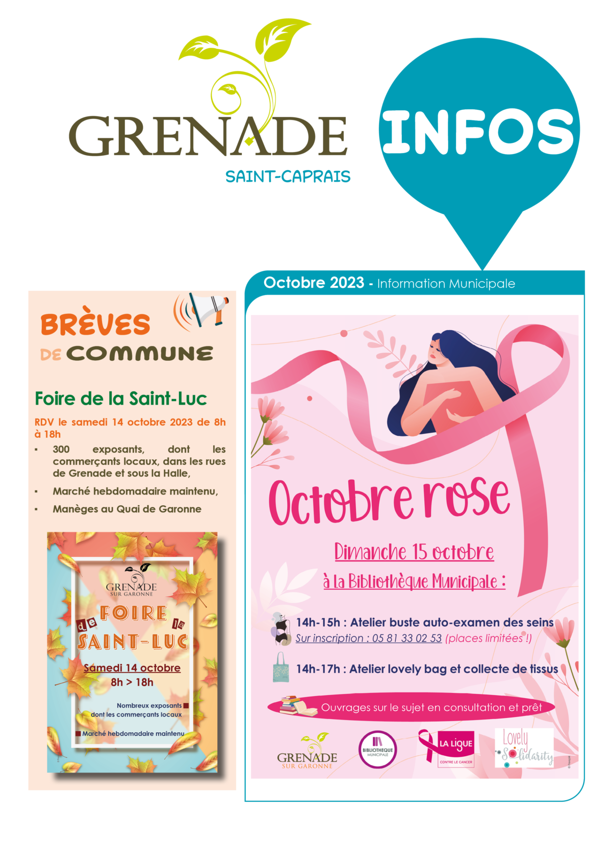 Grenade Infos octobre 2023